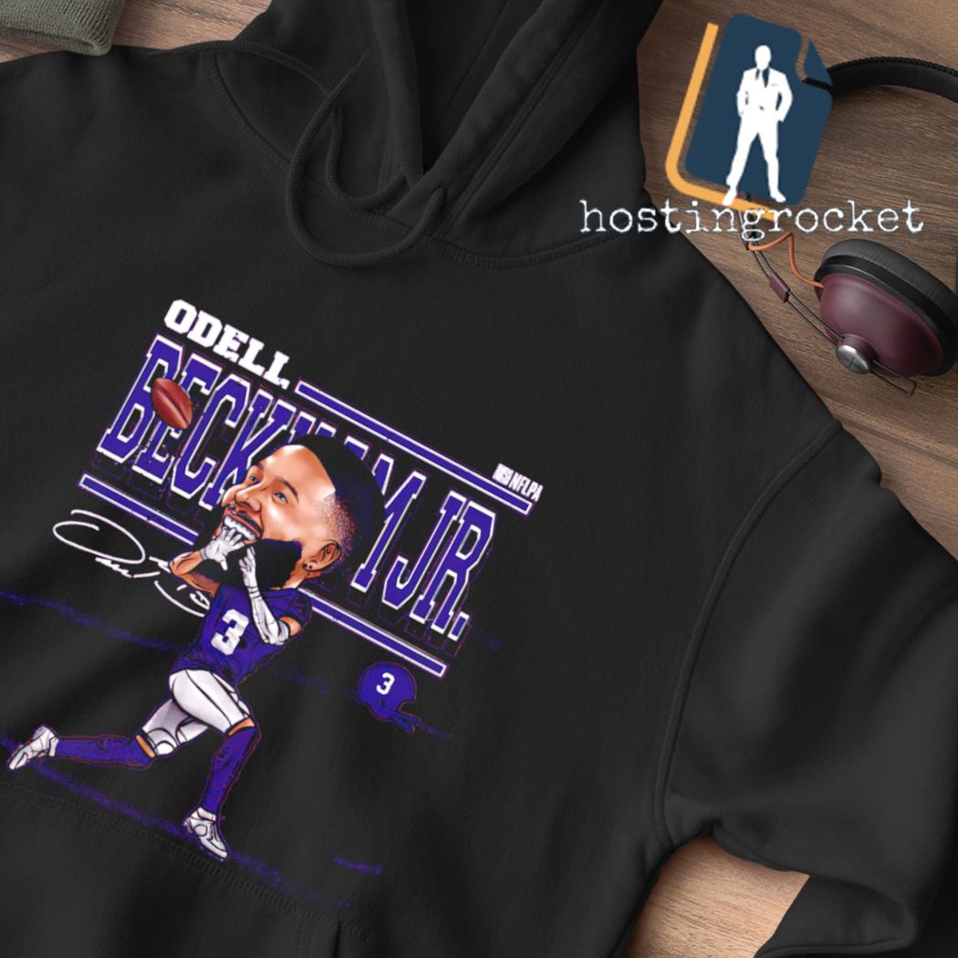 Odell Beckham Jr. Baltimore Cartoon Signature Shirt