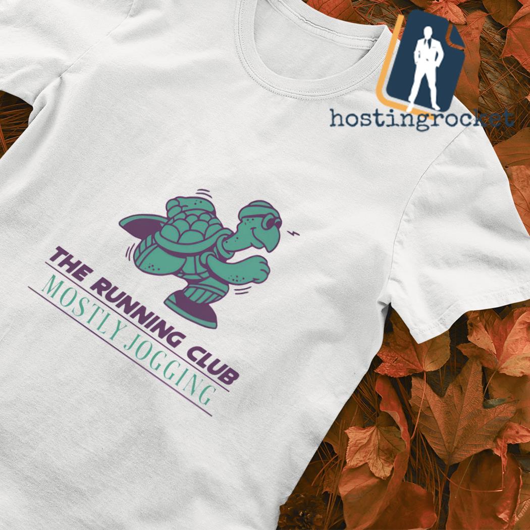 Turtle The running club mostly jogging shirt