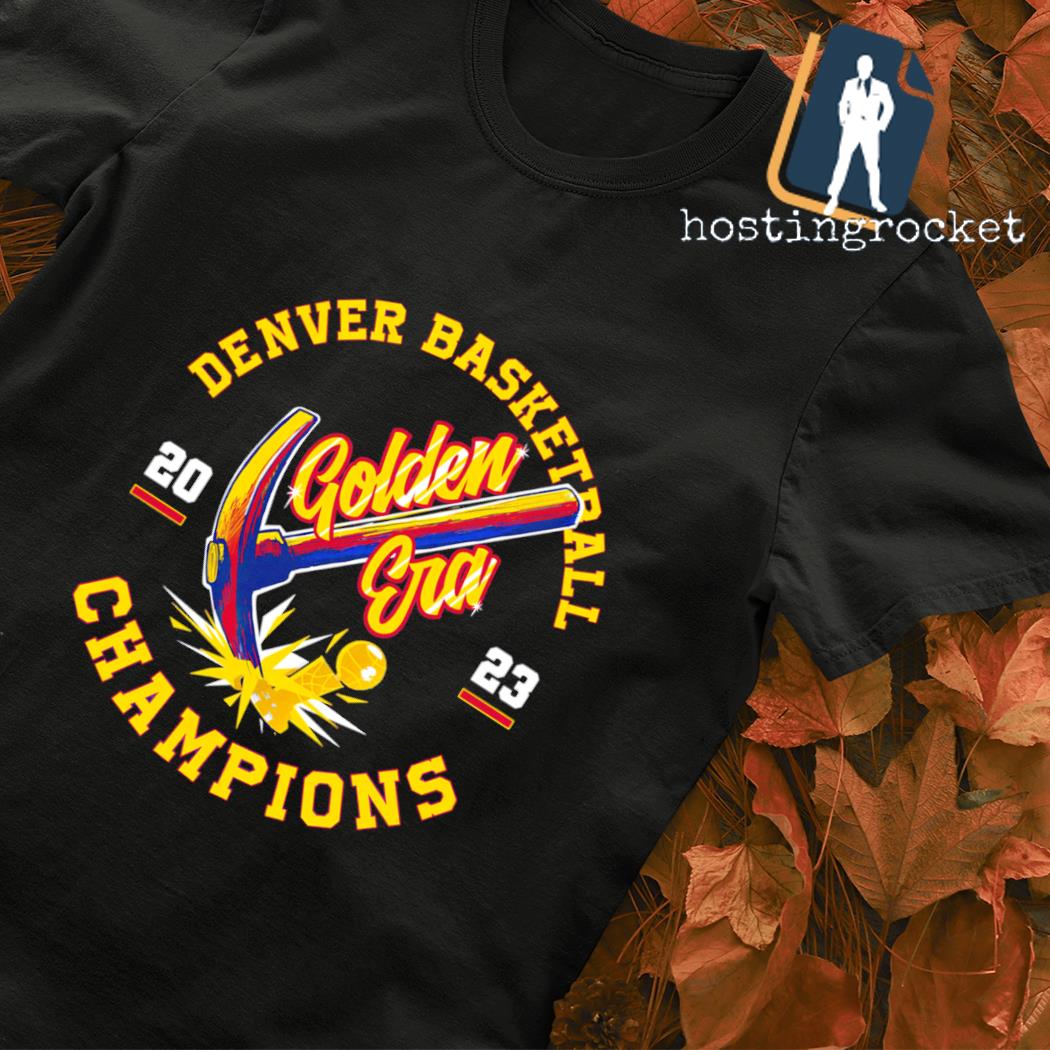 Cheap Golden Era Logo Basketball Denver Nuggets Championship T Shirt,  hoodie, sweater, long sleeve and tank top