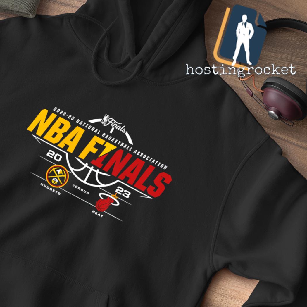 Denver Nuggets vs Miami Heat 2022 2023 National Basketball Association NBA  Finals Matchup logo shirt, hoodie, sweater, long sleeve and tank top