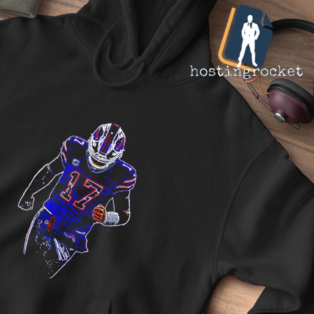 Official Josh allen neon buffalo Football T-shirt, hoodie, tank top, sweater  and long sleeve t-shirt