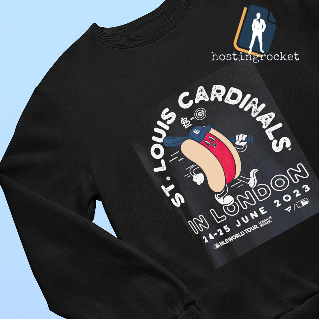 St Louis Cardinals 2023 MLB World Tour London Series City Dog T