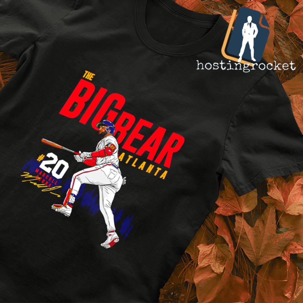 Marcell Ozuna the big bear atlanta signature shirt, hoodie, sweater and  long sleeve