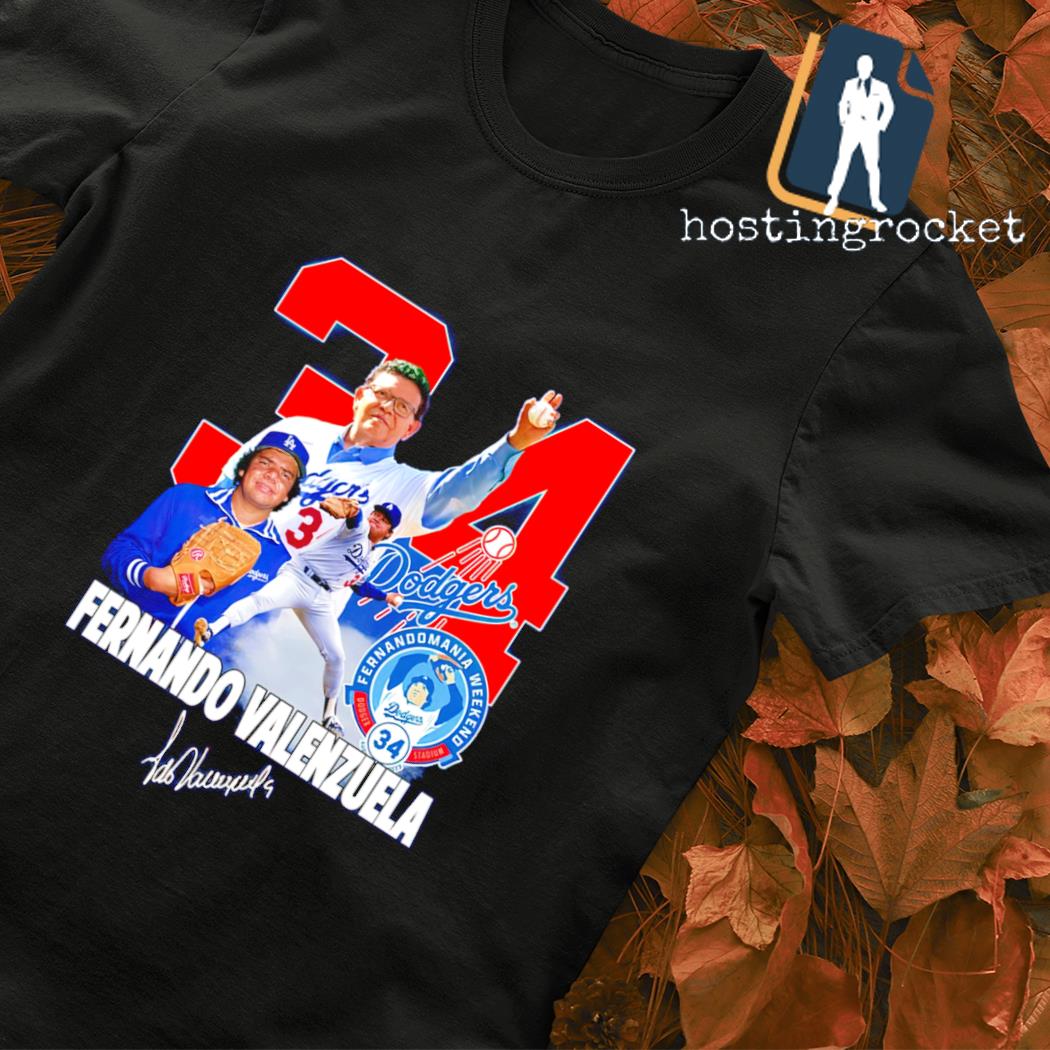 Fernando Valenzuela August 12, 2023 Los Angeles Dodgers Thank You For The  Memories Signature T-shirt,Sweater, Hoodie, And Long Sleeved, Ladies, Tank  Top