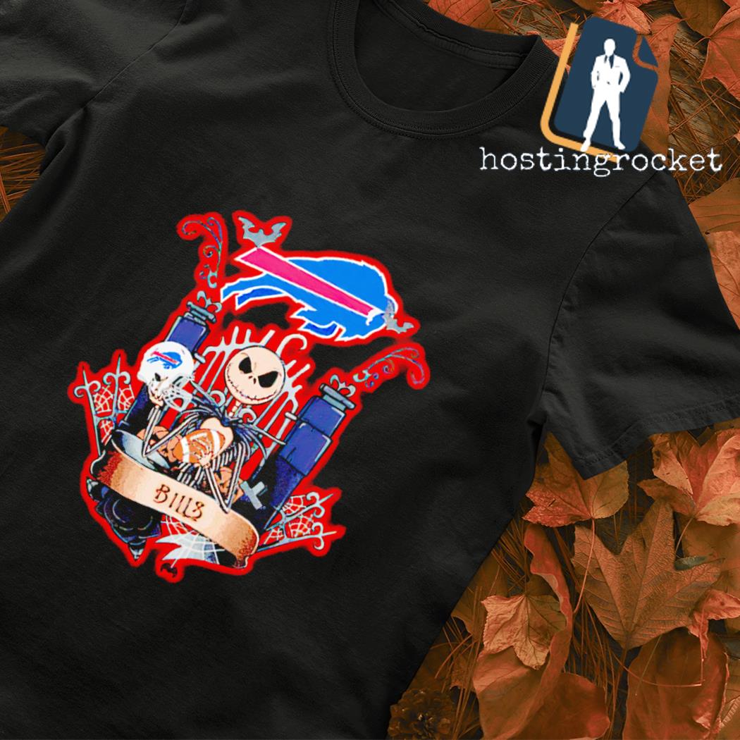 Jack skellington halloween Buffalo Bills fan shirt, hoodie, sweater, long  sleeve and tank top