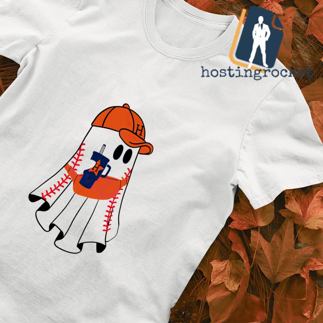 Astros Halloween Baseball Boujee Stanley Ghost Shirt - TeeBlissful