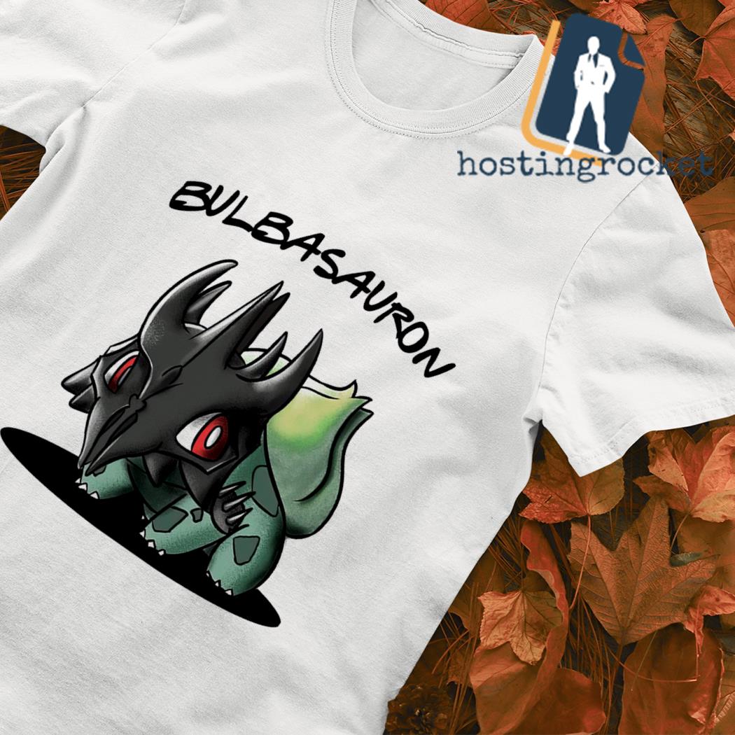 Sauron mask Bulbasaur Pokémon cartoon shirt