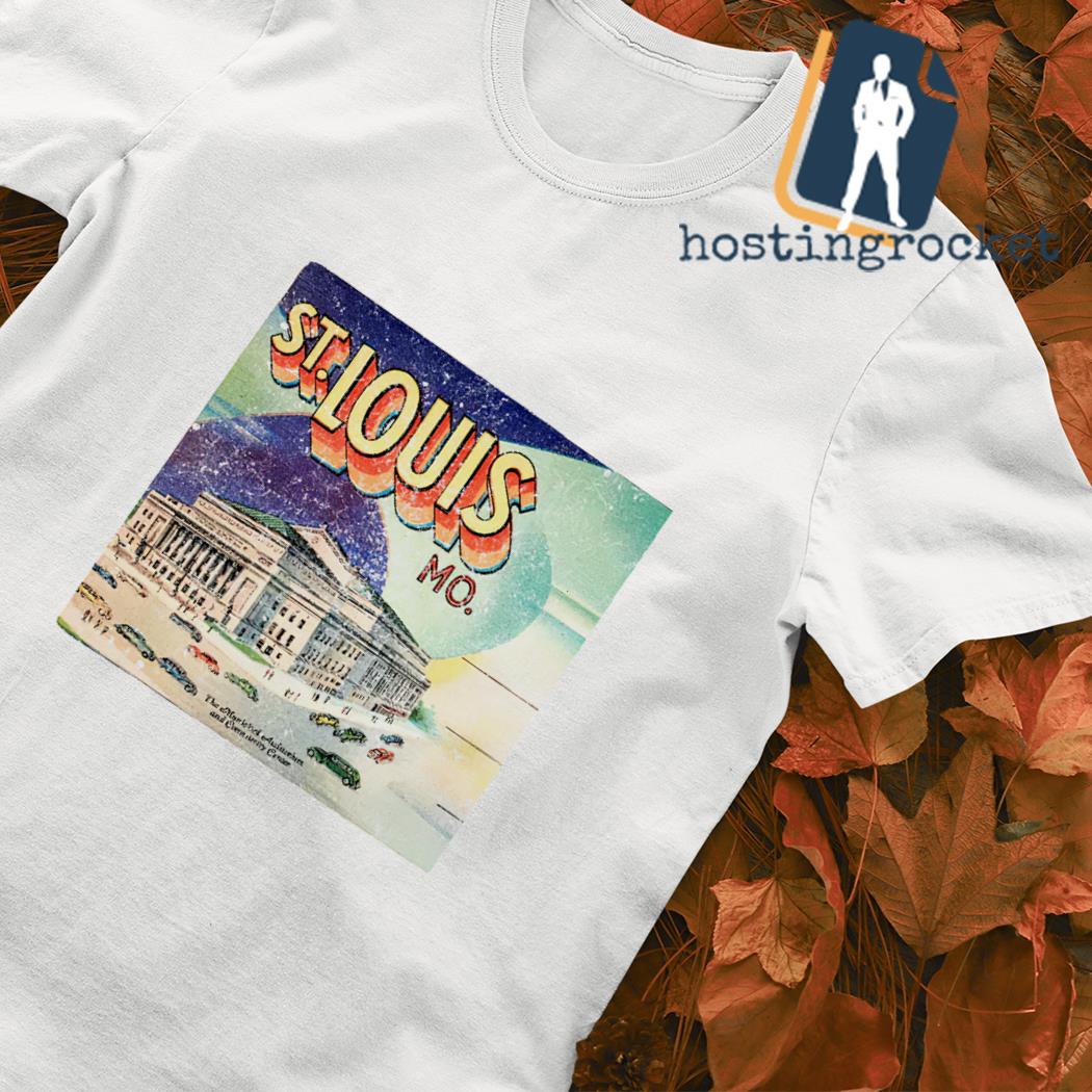 St. Louis Community Postcard vintage shirt